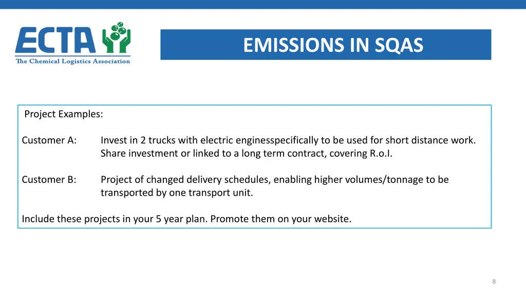 emissions in sqas 4