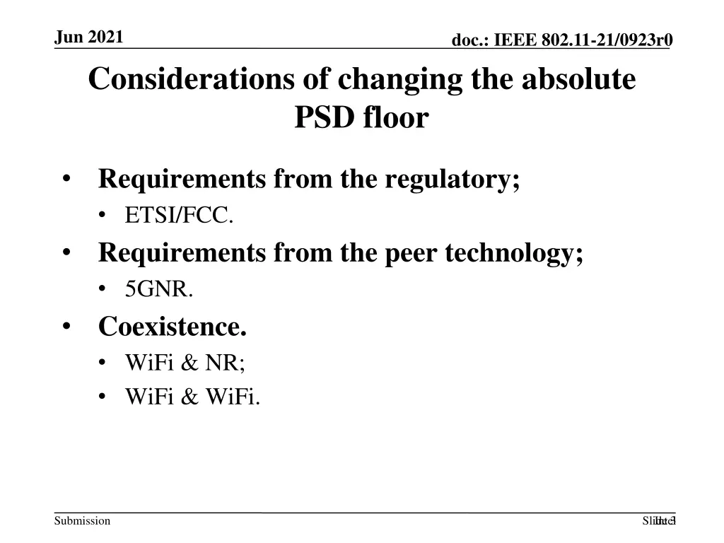 jun 2021 considerations of changing the absolute