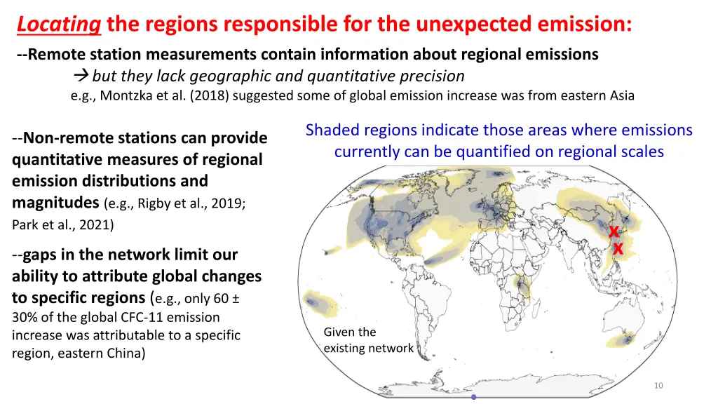 locating the regions responsible