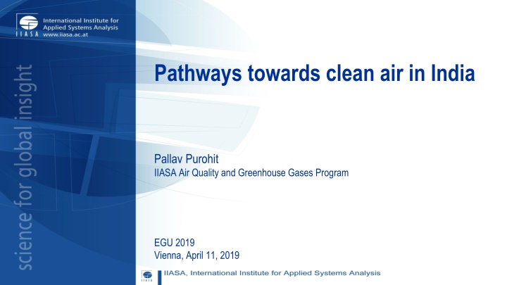 pathways towards clean air in india