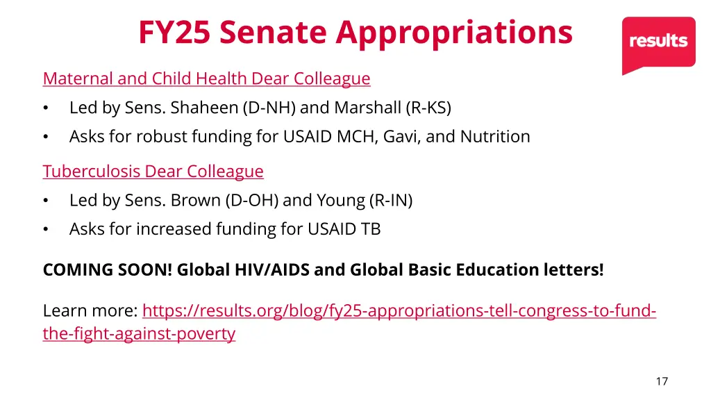 fy25 senate appropriations