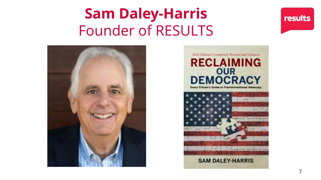 sam daley harris founder of results