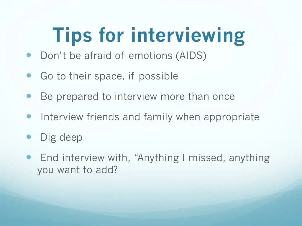 tips for interviewing don t be afraid of emotions