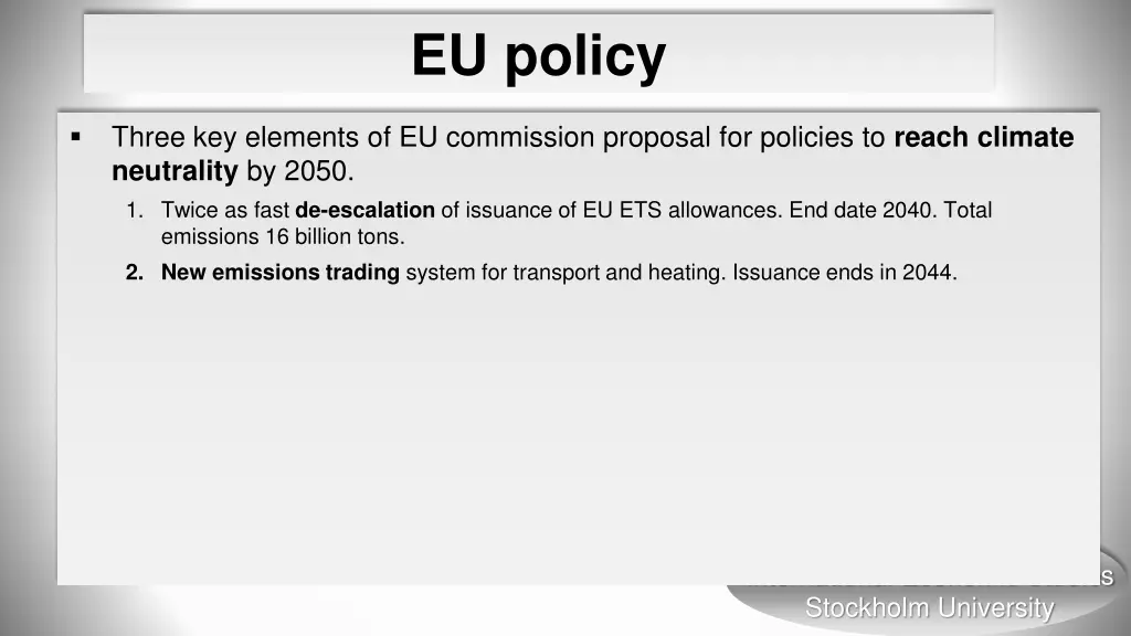 eu policy