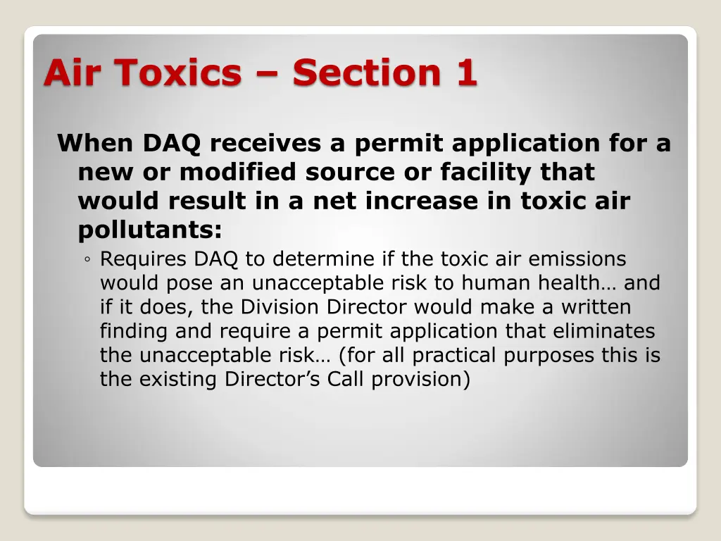 air toxics section 1 1