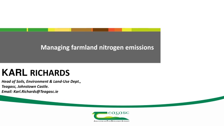 managing farmland nitrogen emissions