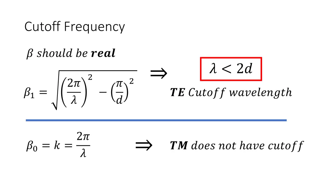 cutoff frequency