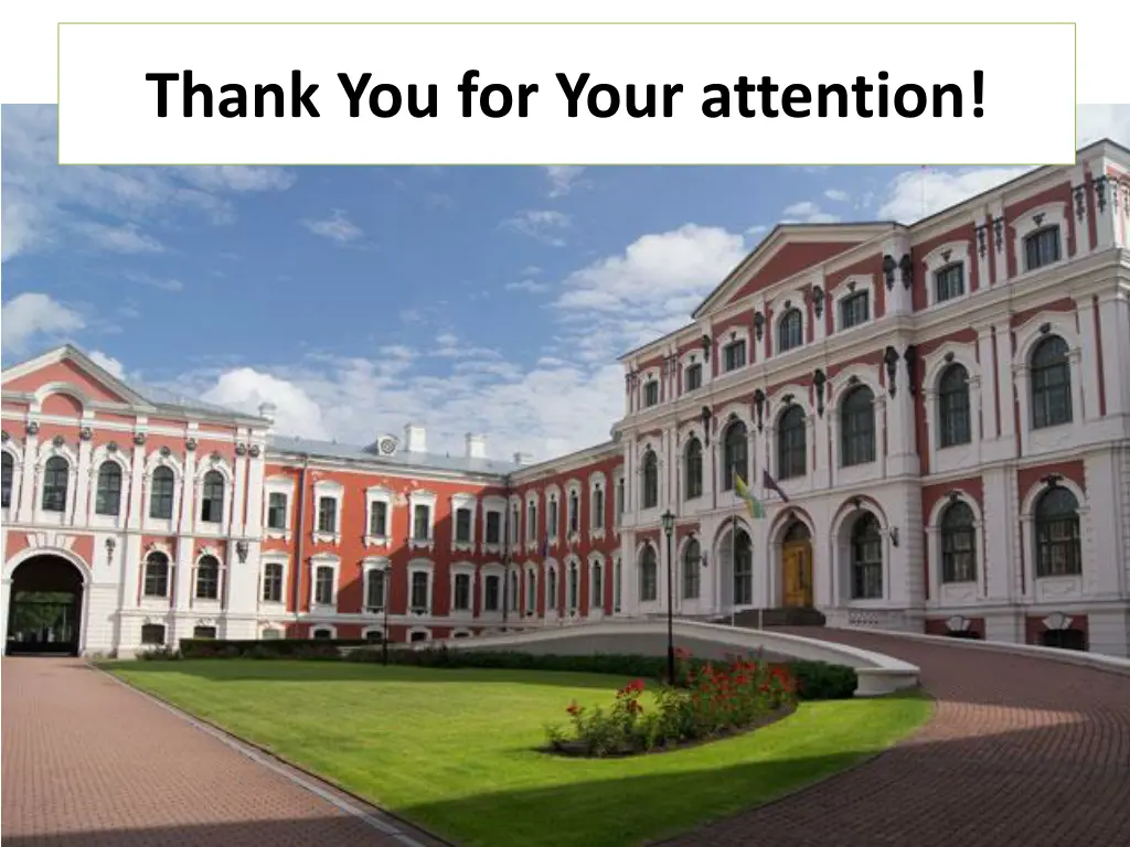 thank you for your attention