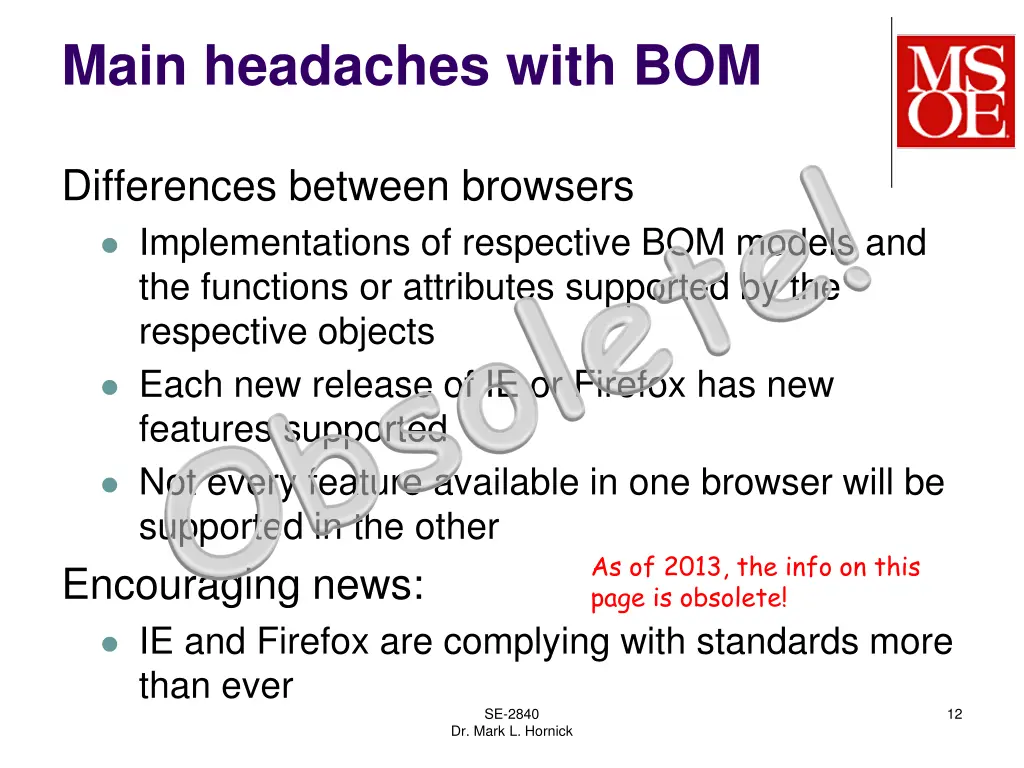 main headaches with bom obsolete