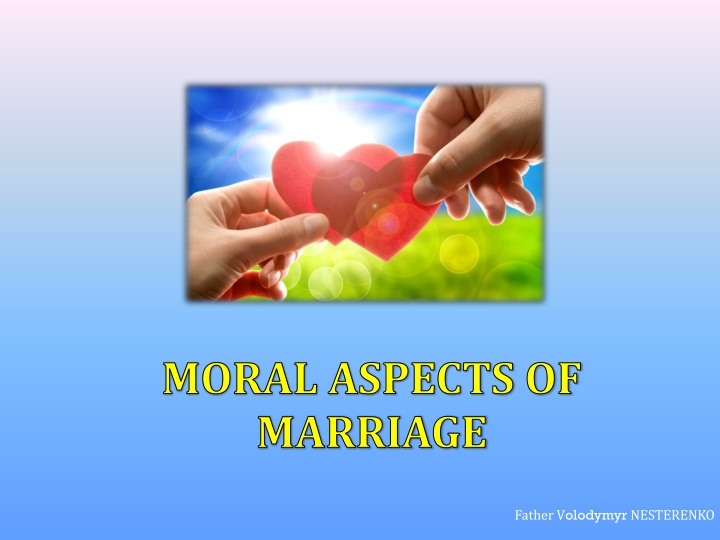 moral aspects of marriage