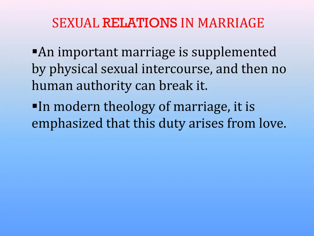 sexual relations in marriage 1