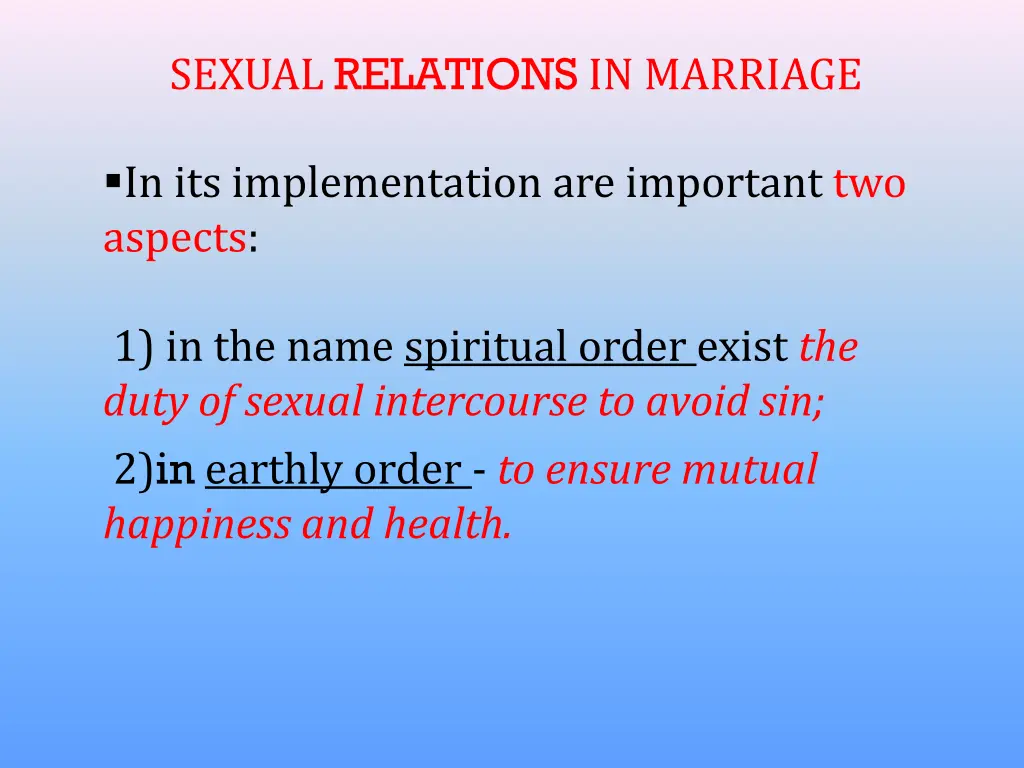 sexual relations in marriage 2