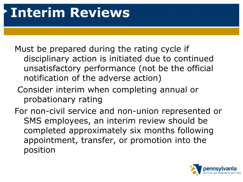 interim reviews 1