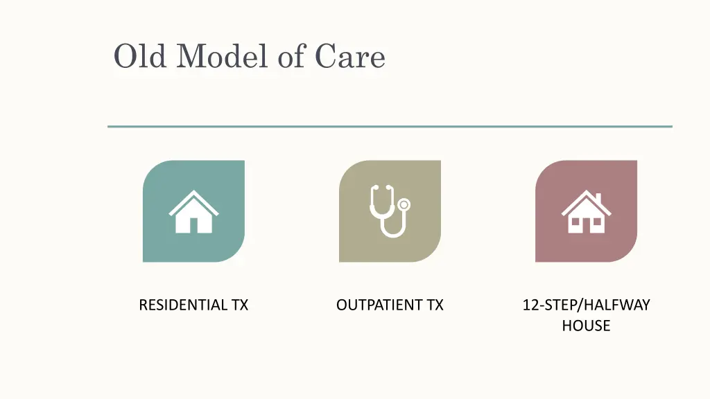 old model of care