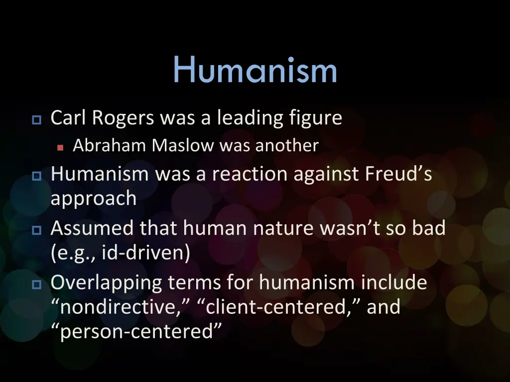 humanism