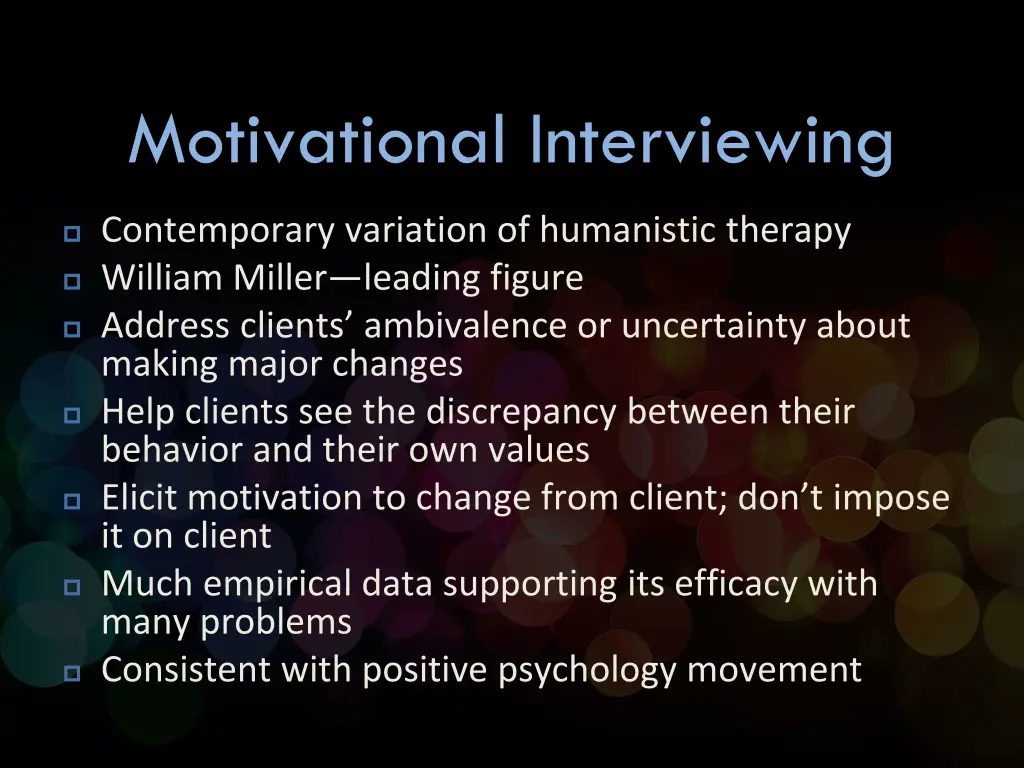 motivational interviewing