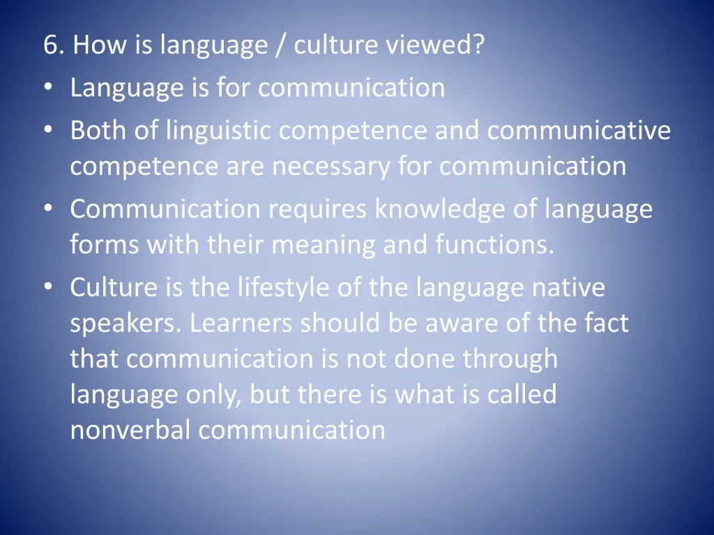 6 how is language culture viewed language