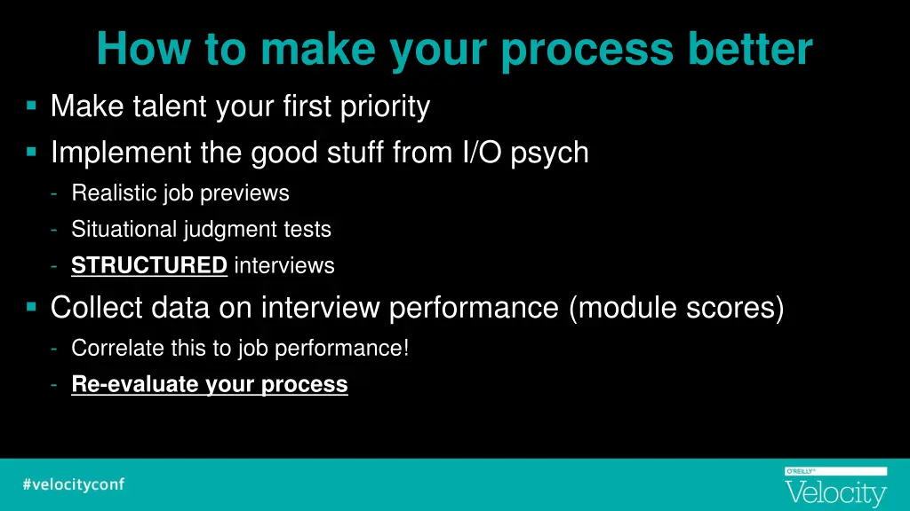 how to make your process better make talent your