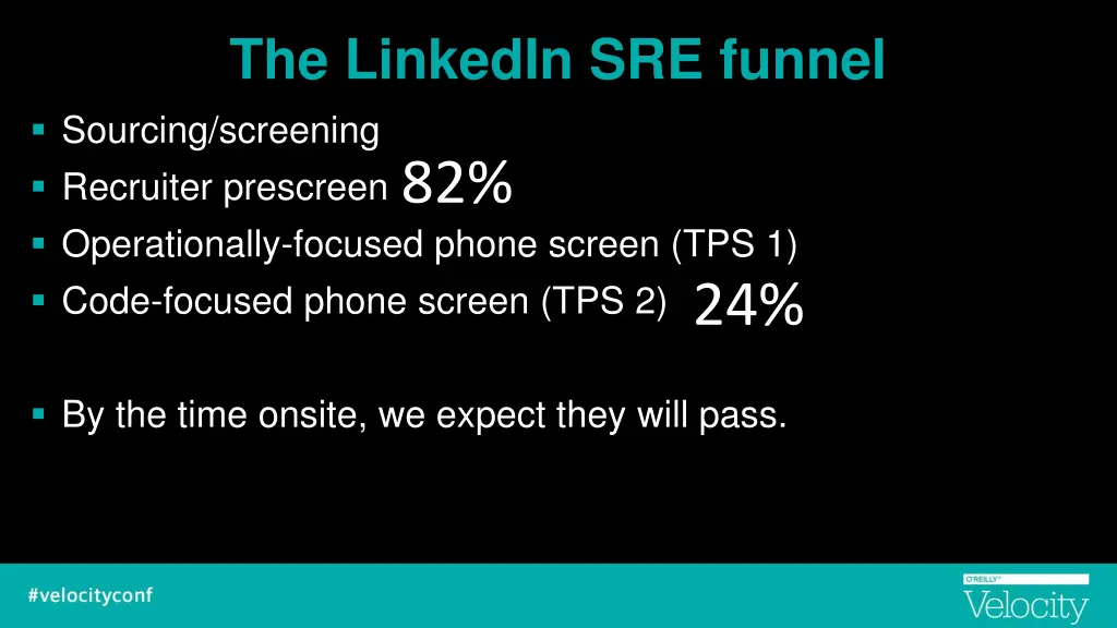 the linkedin sre funnel sourcing screening