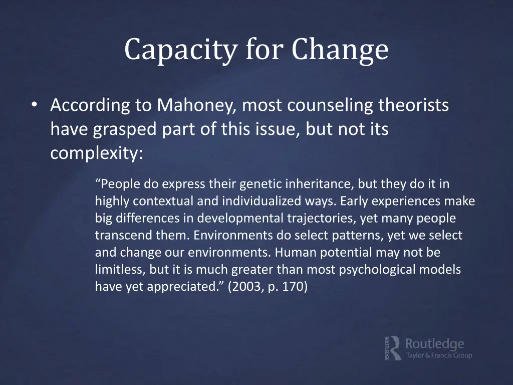 capacity for change 1