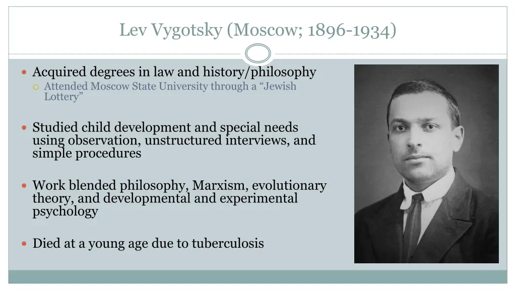 lev vygotsky moscow 1896 1934