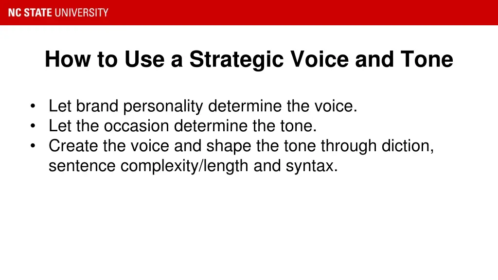 how to use a strategic voice and tone 3