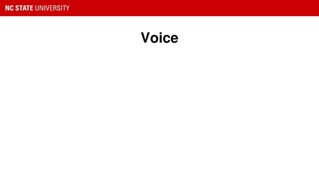 voice