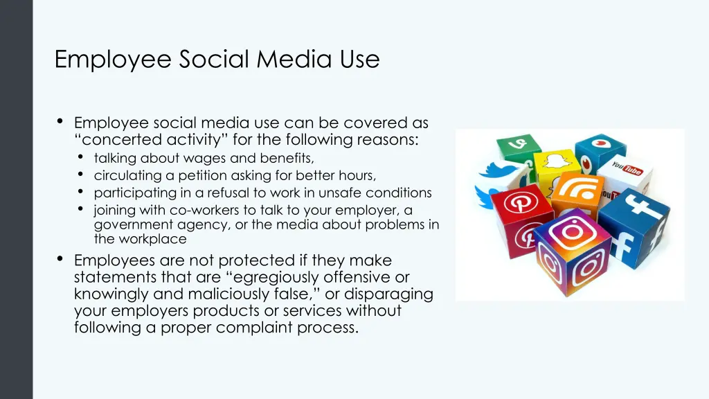 employee social media use