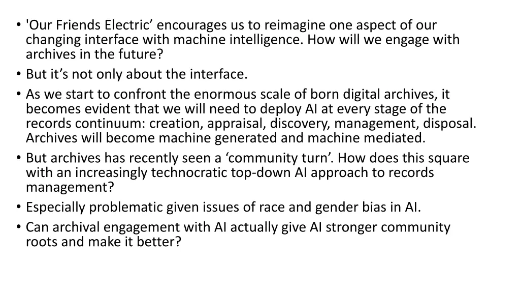 our friends electric encourages us to reimagine