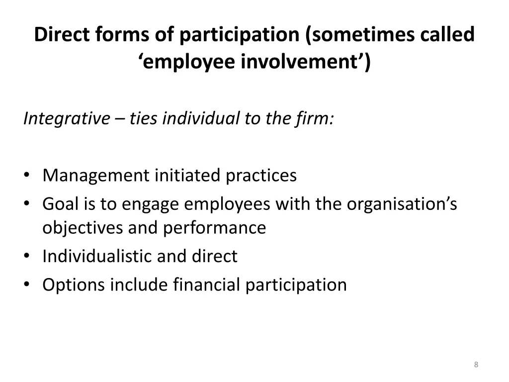 direct forms of participation sometimes called