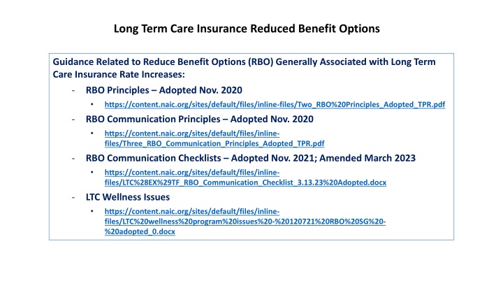 long term care insurance reduced benefit options