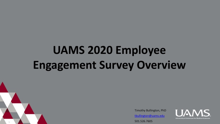 uams 2020 employee engagement survey overview