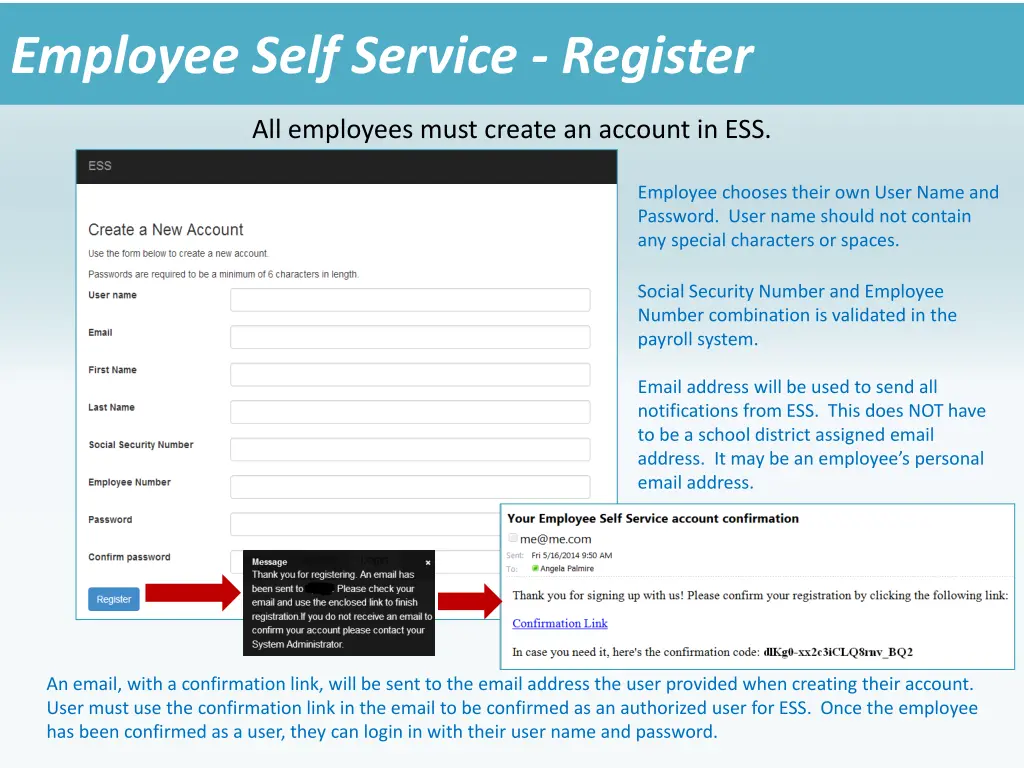 employee self service register 1