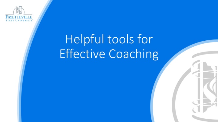 helpful tools for effective coaching