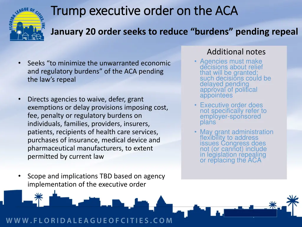 trump executive order on the aca trump executive