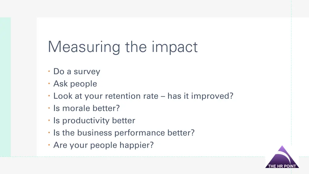 measuring the impact