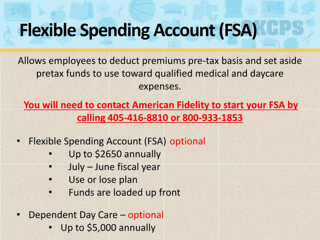 flexible spending account fsa