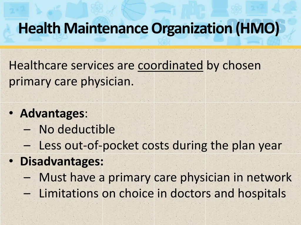 health maintenance organization hmo