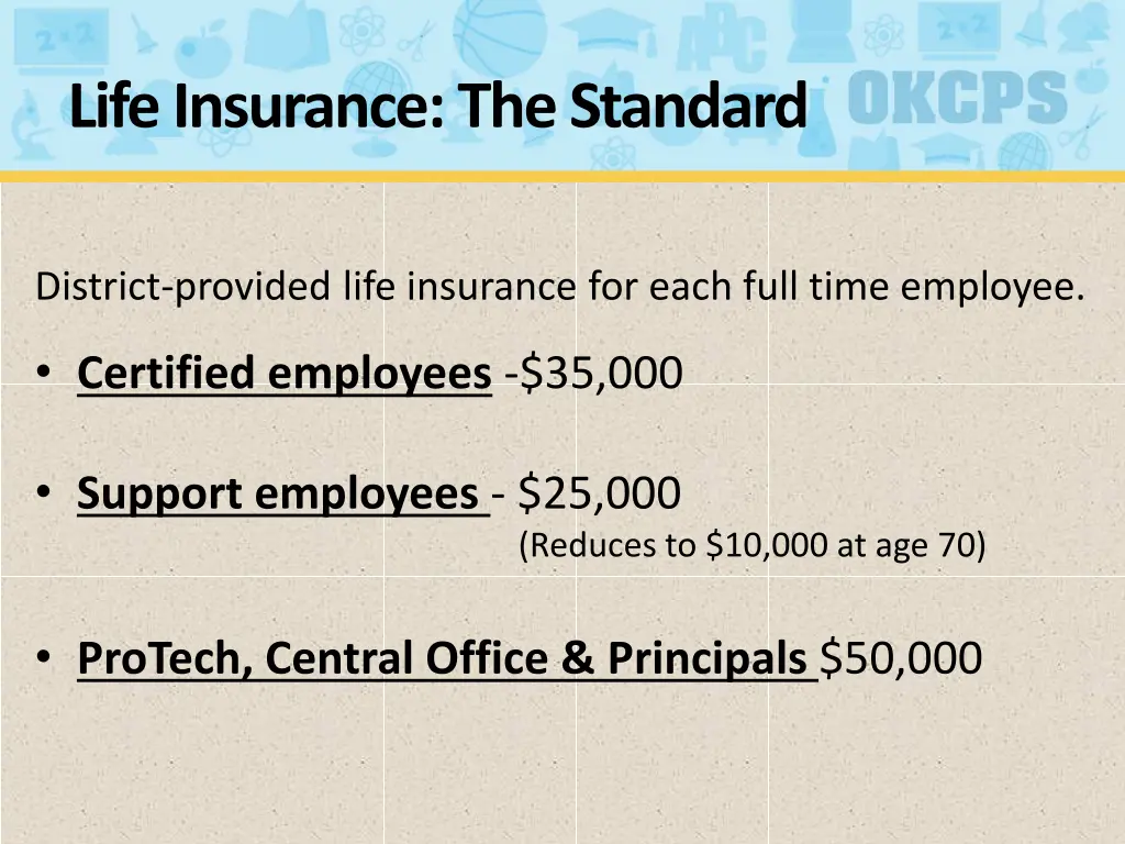 life insurance the standard