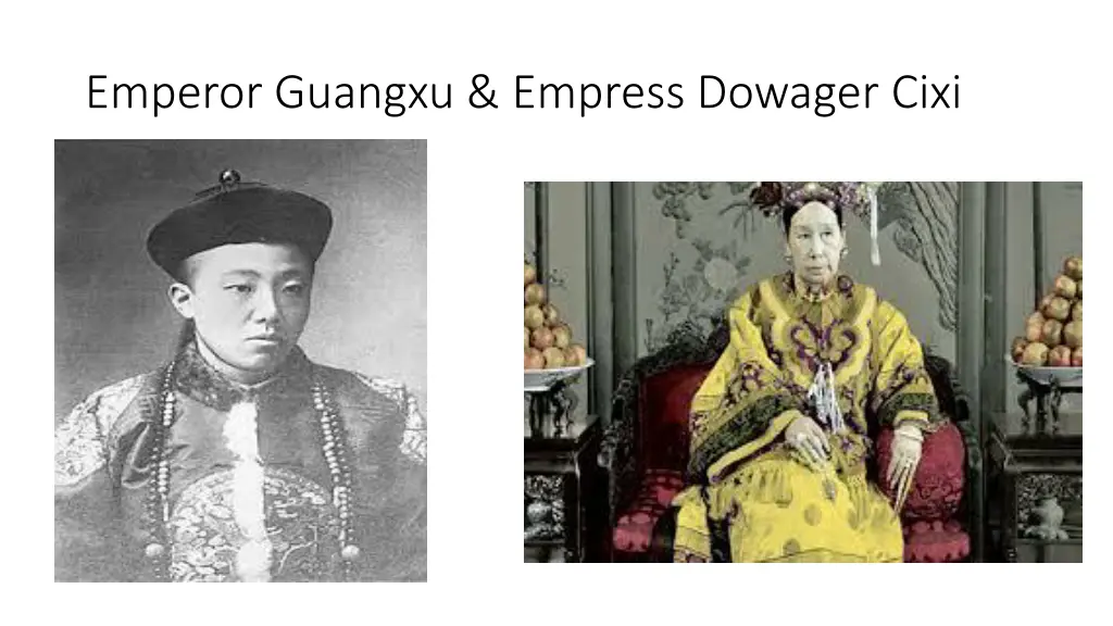 emperor guangxu empress dowager cixi