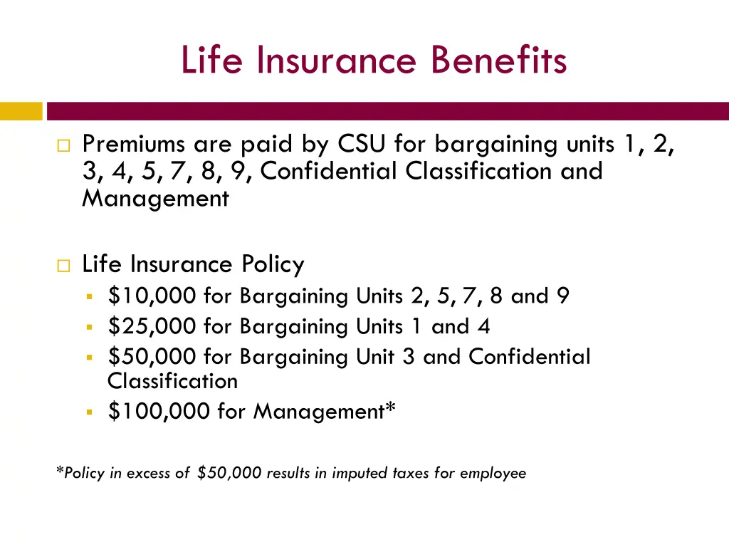 life insurance benefits