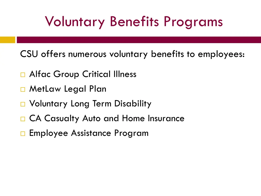 voluntary benefits programs