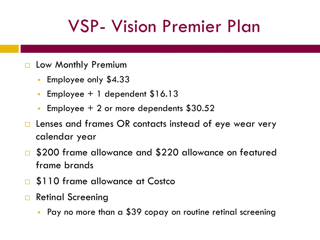 vsp vision premier plan