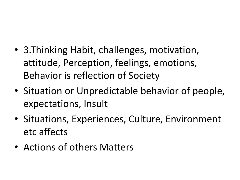 3 thinking habit challenges motivation attitude