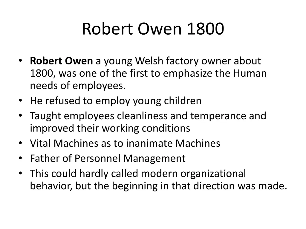 robert owen 1800