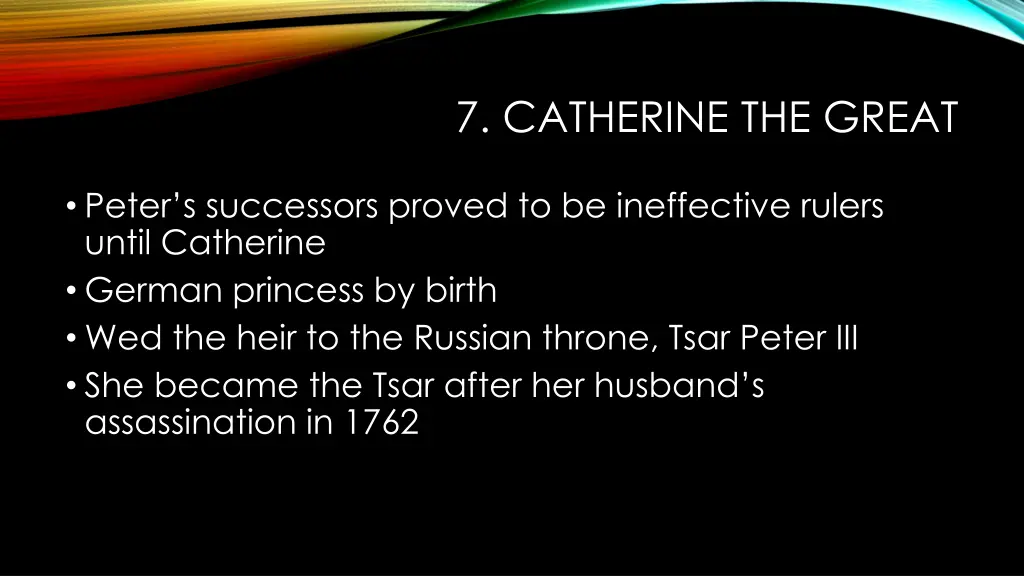 7 catherine the great