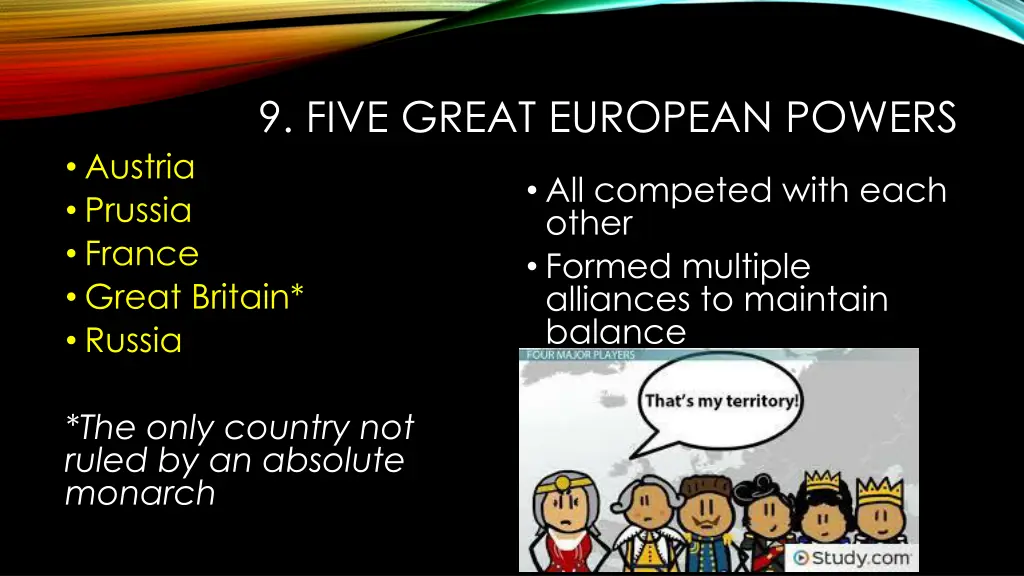 9 five great european powers