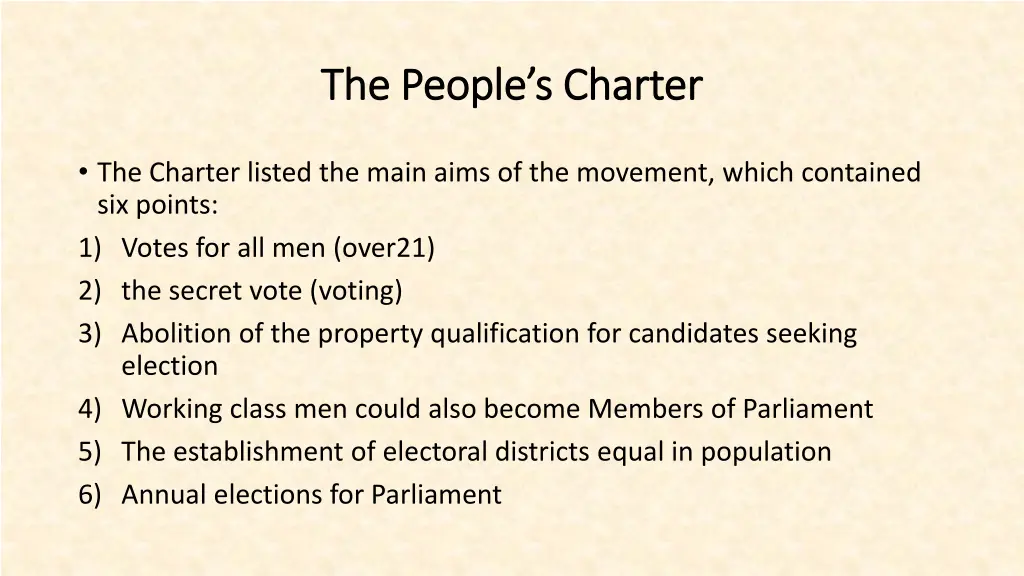 the the people s people s charter