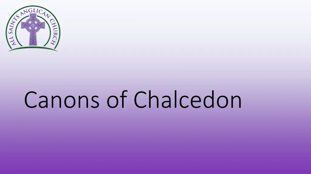 canons of chalcedon