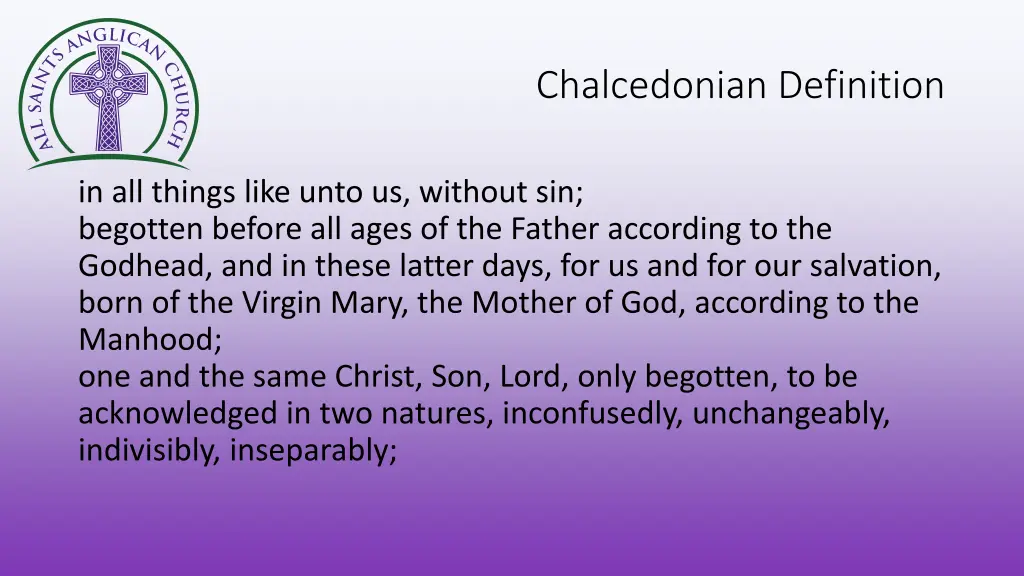 chalcedonian definition 2